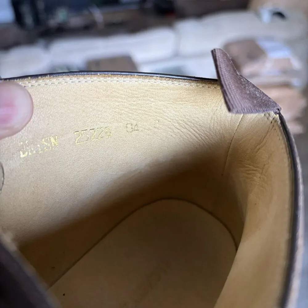 Beckett Simonon Brown Leather Chukka Boots Size 8